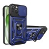 Husa iPhone 15 Plus protectie camera Techsuit CamShield Series, albastru