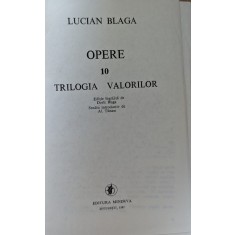 Opere 10 Trilogia Valorilor - Lucian Blaga , Y113