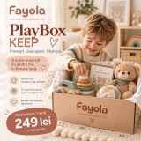 Abonament lunar cu 3 jucarii noi pentru copii Fayola PlayBox KEEP, 1 luna