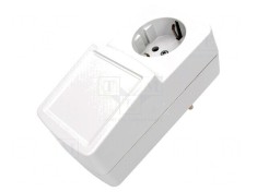 Carcasă Alimentator ABS Gri 64x129x57 mm