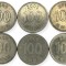 Coreea de Sud , lot 20 - 6 buc x 100 Won 2002 , 2003 , 2004 , 2005 , 2006 , 2007