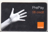 Bnk card Romania - Orange - 5 $ - 12/05 - RO-ORA-REF-0002-0512C