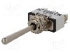 Intrerupator basculant, 3 pozitii, mod comutare (ON)-OFF-(ON), SP3T, APEM - 637H-5 foto