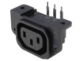 Conector Alimentare AC Soclu Mamă 10A 250V IEC 60320