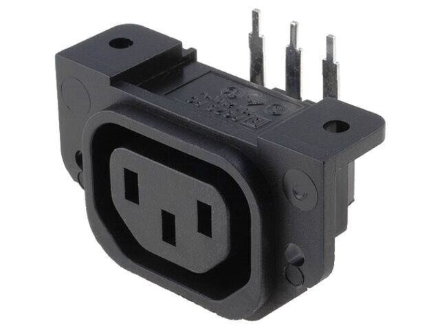 Conector Alimentare AC Soclu Mamă 10A