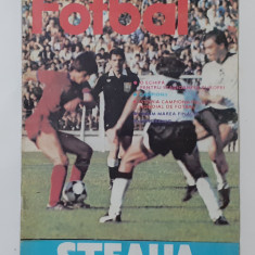 Revista Fotbal Steaua 1986 - Steaua Bucuresti In Finala Cupei Campionilor POSTER