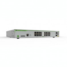 SWITCH ALLIED TELESIS ATI SW 16P porturi Gigabit x 16 SFP x 2 managed rackabil carcasa metalica &amp;amp;quot;AT-GS970M/18-50&amp;amp;quot; foto