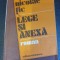 Nicolae Tic - Lege si anexa 1983, 388 pag, stare buna