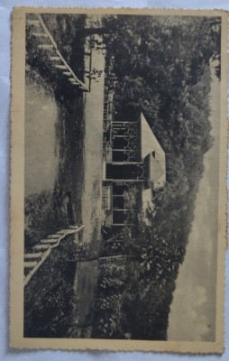 CARTE POSTALA INTERBELICA VULCANA-BAI PARCUL.1935. foto