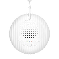Dispozitiv generare Sunete Albe Edman A2, 10 melodii perfecte pentru copii si adulti, portabil, timer, autonomie 24h, Reincarcabil, White Noise, Alb