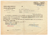 CFR INAINTARE IN CLASA IMPEGAT DE MISCARE STATIA VALEA LUI MIHAI STAMPILE 1945, Documente