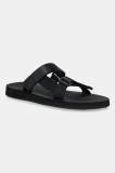 HUGO papuci Zaralyn culoarea negru, 50542073
