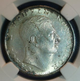 Moneda Romania 250 lei 1939 NGC MS62