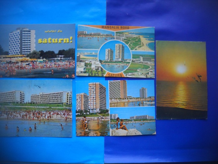 HOPCT LOT NR 832 SATURN -LITORAL-CT-5 CARTI POSTALE-RSR-CIRCULATE