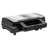 Aparat de vafe Teesa pentru 2 vafe patrate, 1000W, placi antiaderente