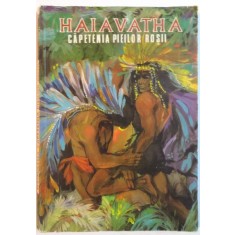 HAIAVATHA, CAPETENIA PIEILOR ROSII, REPOVESTITE IN LIMBA ROMANA de GH. D. VASILE, COPERTA SI ILUSTRATII de NICU RUSSU, 1971