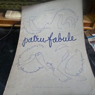 Partitura Patru fabule - Paul Constantinescu foto