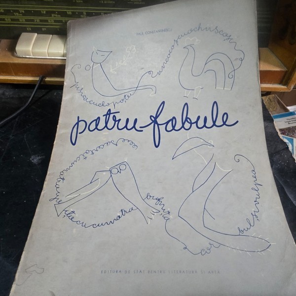 Partitura Patru fabule - Paul Constantinescu