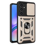Husa Samsung Galaxy A05s protectie camera Asteroid GSM CamShield Series, auriu