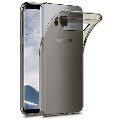 Husa Silicon Samsung Galaxy Samsung S8+ g955 Clear Grey Ultra Thin&amp;nbsp;Vetter foto