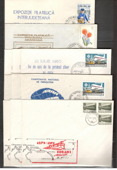 Romania.Lot 89 buc. scrisori si stampile ocazionale LL.73