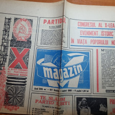 magazin 2 august 1969-apollo,omul pe luna,art. portile de fier,lia manoliu