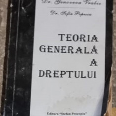 Teoria generala a dreptului - Genoveva Vrabie