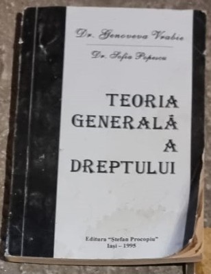 Teoria generala a dreptului - Genoveva Vrabie foto