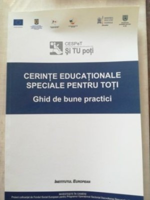Cerinte educationale speciale pentru toti Ghid de bune practici foto