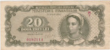 ROMANIA 20 lei 1950 aF