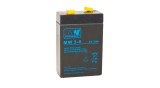 Baterie gel MPLPower AGM VRLA 6V/3Ah (66x33x104mm)