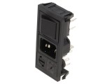 Conector Alimentare AC 10A 250VAC IEC 60320