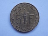 5 FRANCS 1960 STATELE AFRICANE DE VEST, Africa