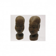 Statueta Africana Lemn Set 2 foto