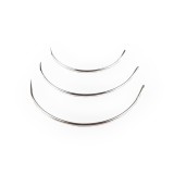 Set 3 ace de cusut curbate pentru piele Crisalida, diametru 1.13, 1.16, 1.25 mm