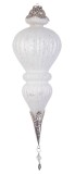 Cumpara ieftin Set 3 ornamente brad Craciun sticla alba Blaze &Oslash;13x37h