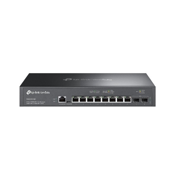 Switch TP-Link cu management Omada 8-Port 2.5G L2+, 2 &Atilde;&mdash; 10 Gbps SFP+ &quot;SG3210X-M2&quot; (timbru verde 2 lei)