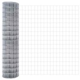 VidaXL Gard Euro Argintiu 1.2 x 25 m Metal zincat prin imersie la cald 42004750