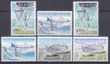 DB1 Aviatie Parasutism 1960 Belgia 6 v. MNH, Nestampilat