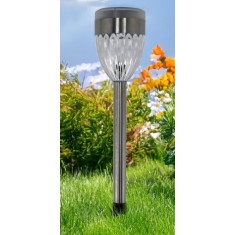 Lampa solara, 2LED alb + 2LED RGB, 36,5x6,2x6,2cm