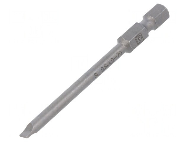 Capăt de șurubelniță plată 4x0,8mm 70mm