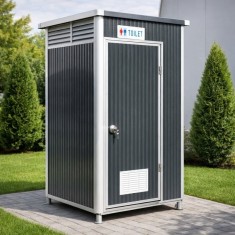 Cabină toaletă modulară pentru container - baie completă prefabricată cu WC,
