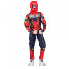 Costum cu muschi Iron Spiderman pentru baieti 100-110 cm 3-5 ani