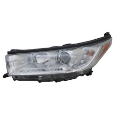 Far TOYOTA HIGHLANDER (U50), 10.2016-12.2019, partea stanga, TYC, fara lumini de zi; Tip=USA; H11+HB3+W5W+WY28/8W; manual; Omologare: SAE; halogen