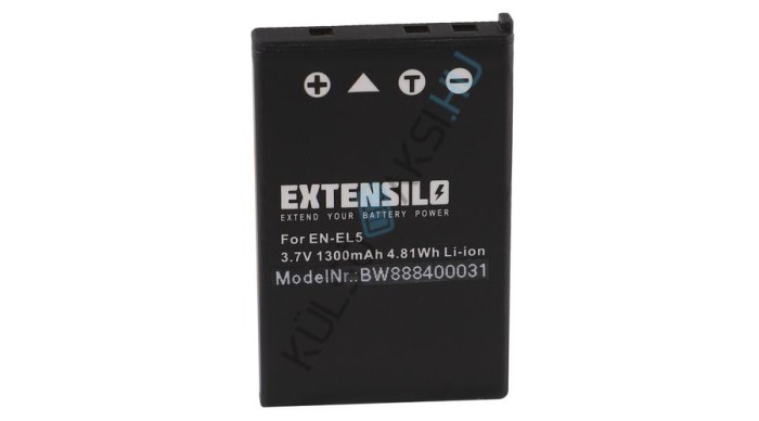 Baterie de &icirc;nlocuire VHBW pentru Nikon EN-EL5 - 1300mAh, 3.7V, Li-Ion