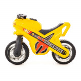 Cumpara ieftin Motocicleta Fara Pedale, MX-ON, Galbena, 70x30x49,3 Cm, Polesie