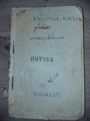 Nuvele- Zaharia Barsan 1914 foto