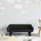 Gossi canapea pentru copii, negru, 70x40x24 cm, catifea