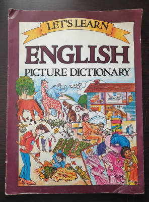 LET&amp;#039;S LEARN ENGLISH PICTURE DICTIONARY foto