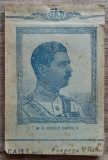 Carnet din perioada anilor 1930, cu portretul Regelui Carol II pe coperta